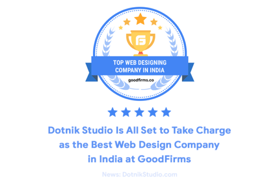 Dotnik Studio x GoodFirms Partnership Sponsors Best Web Design Company